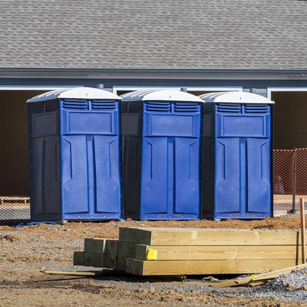 what is the maximum capacity for a single porta potty in Tesuque NM